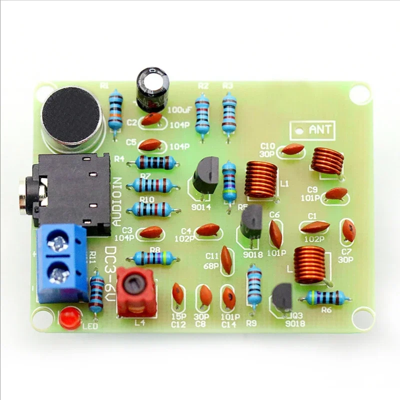 DC 3.6V FM Wireless Transmitter Module Kits 76-108MHz Frequency Modulation Wireless Microphone Module Board Parts DIY Electronic