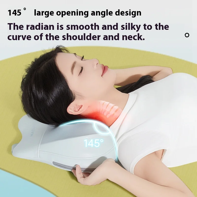 Massage Waist Backrest Electric Kneading Hot Compress Massage Backrest Charging Household Multifunctional Massage Pillow Waist