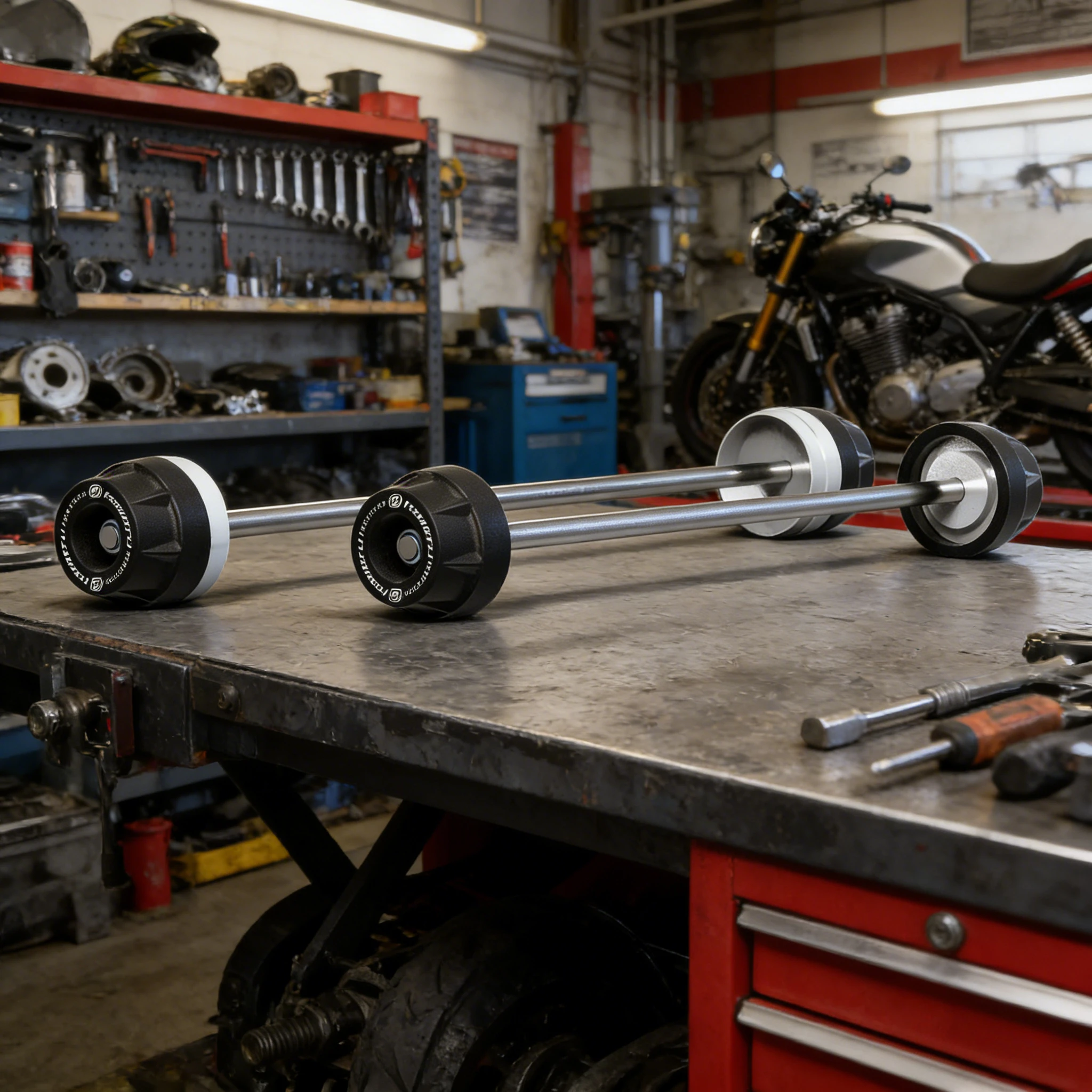 

Motorcycle Wheel Spindle Protection Axle Cover Set for DUCATI DesertX 2022-2025