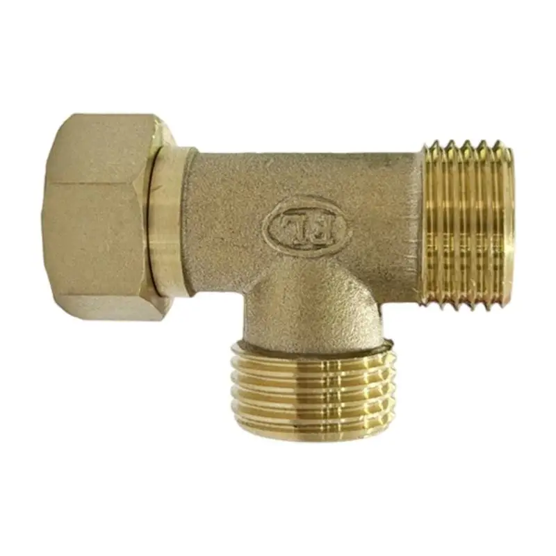 652F Multipurpose Corrosion Resistant Stainless Steel 3 Way Connector Adapters For Double Direction Fluid Control System