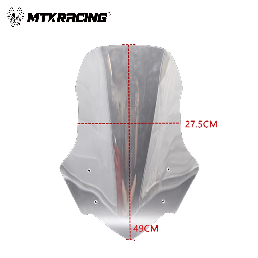 MTKRACING For HONDA CB500X 2016-2024 Motorcycle Windscreen Screen Windshield Fairing Accessories