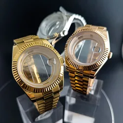 40MM Case M8285 Watch 316L stainless steel strap Sapphire mirror and stainless steel case accessories for 8285 movement