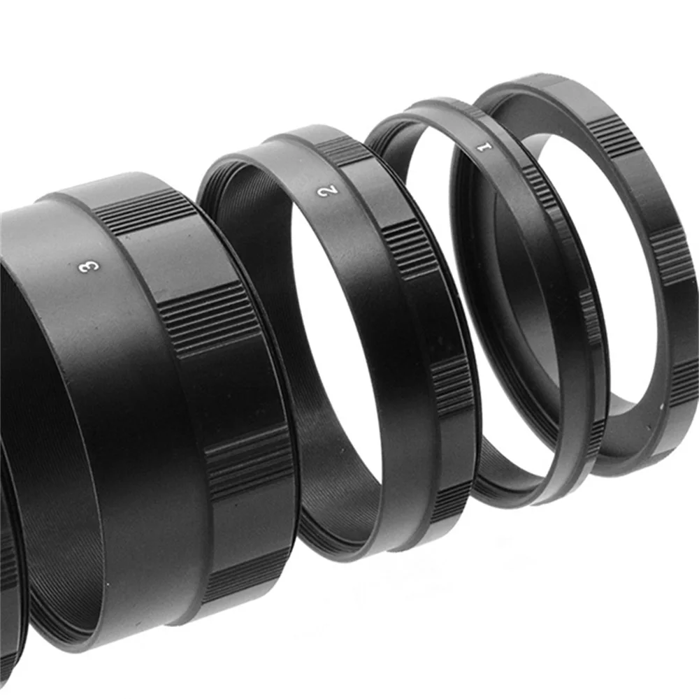 Macro Extension Tube Ring Kit for Canon EF ,Nikon F ,Sony AF ,Sony E ,Pentax K ,M4/3 ,Olympus 4/3  ,FujifIlm X ,M42(M42x1) mount