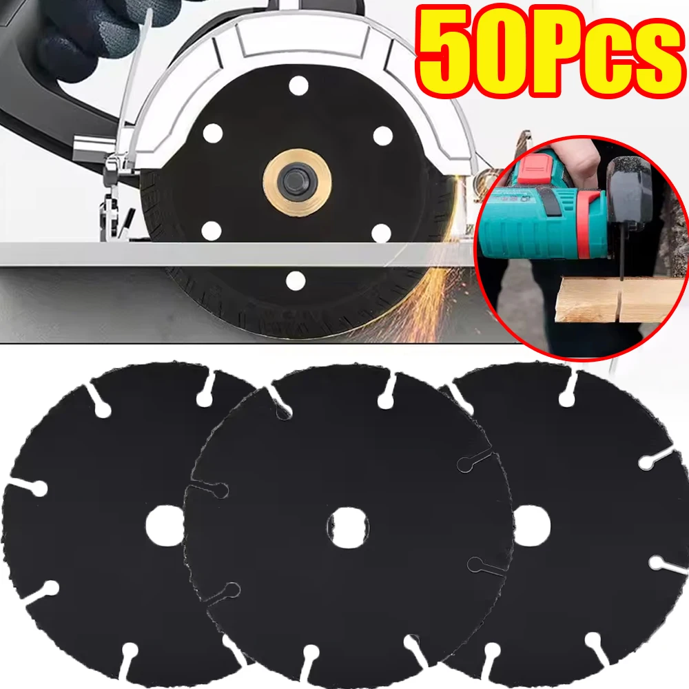 1-50Pcs 75mm Wood Cutting Disc Ceramic Industrial Cutting Disc Diamond Turbo Cutting Disc For Angle Grinder Woodworking Tool