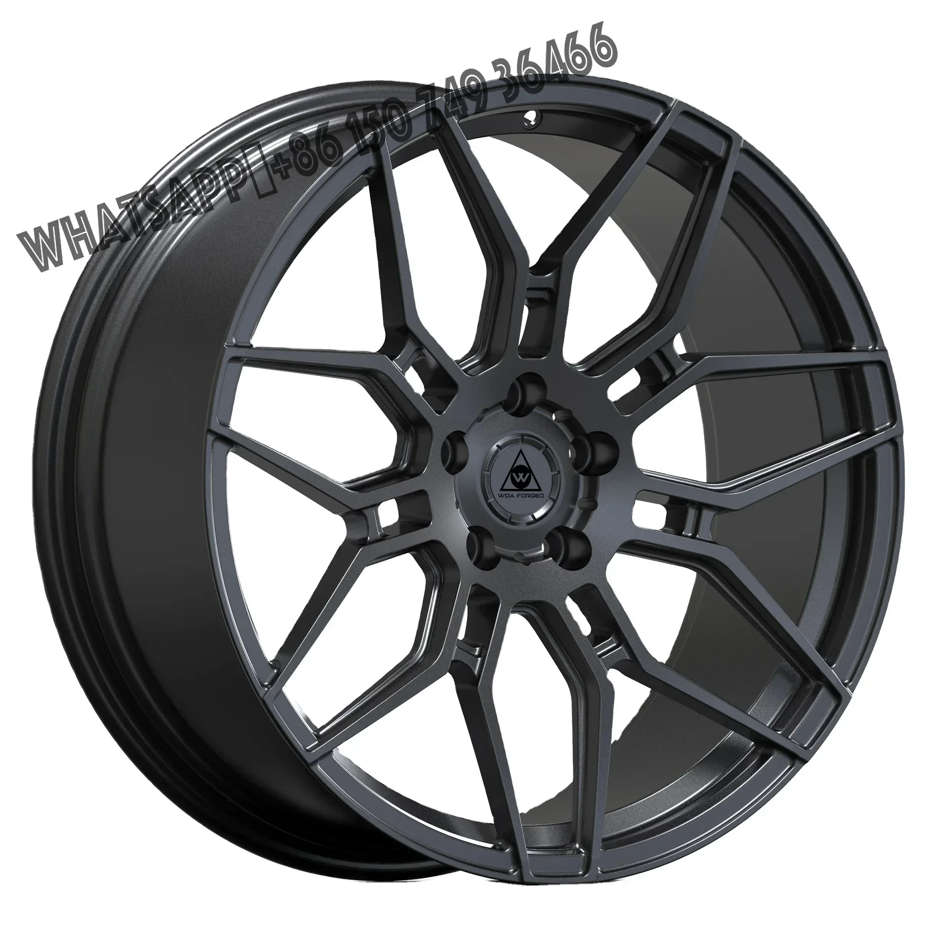 6061-T6 Hot Multi-stripe Sale Designed High Quality 8J-12J 17-24 Inch 5 Hole Multi Spoke Forged Wheels 5x112