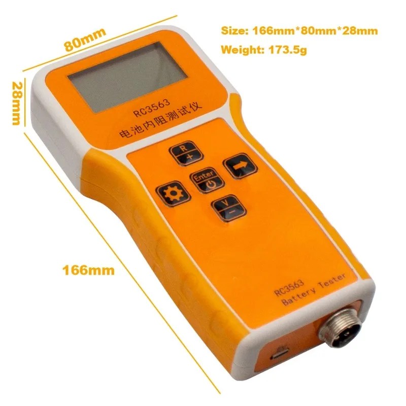 RC3563 Battery Tester Handheld Battery Internal Resistance Tester Lithium Nickel Chromium Battery Tester