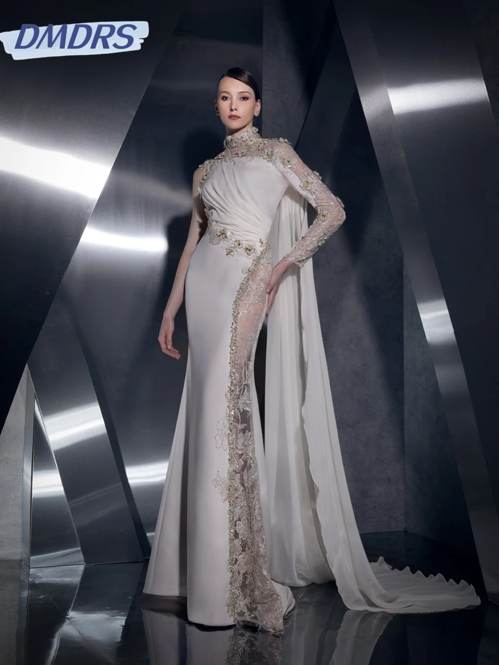 

Dazzling Elegant Beaded Appliques Evening Dress Formal One Shoulder Mother Of The Bride Dresses For Wedding Customzied Prom Gown