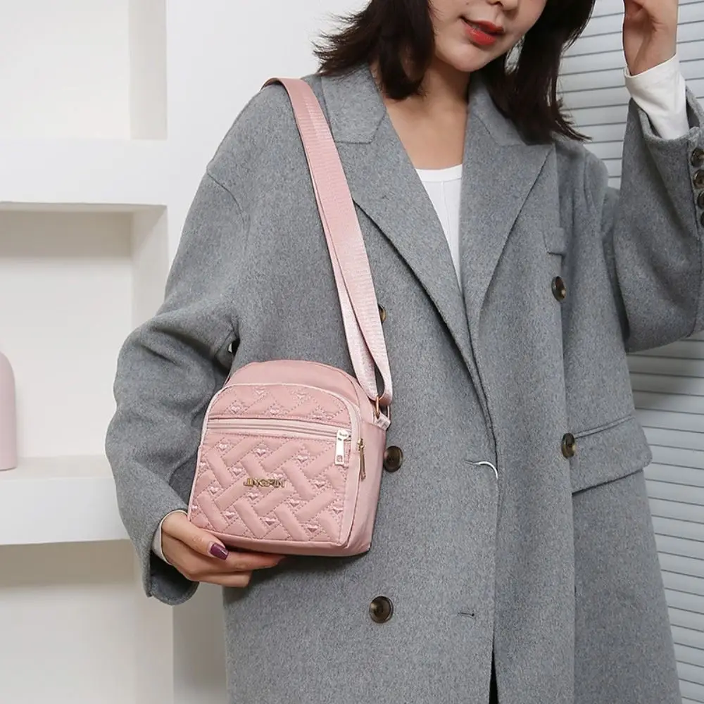 

Tote Nylon Small Square Bags Crossbody Multifunctional Messengers Bag Multi-compartment Shoulder Bag