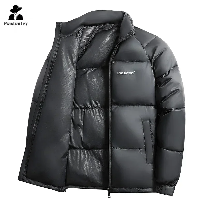 Veste d'hiver pour hommes, classique, col montant, chaud, résistant au froid, unisexe, Ski en plein air, Parka coupe-vent, nouvelle collection 2024