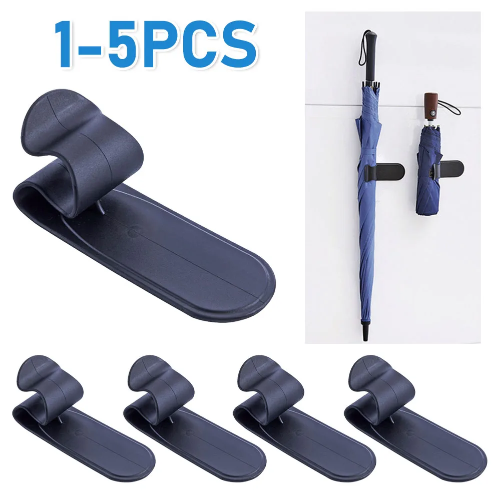 1-5pcs Umbrella Holder Car Umbrella Hook Universal Trunk Storage Organizer Hook Mounting Bracket Interior Auto Accessories