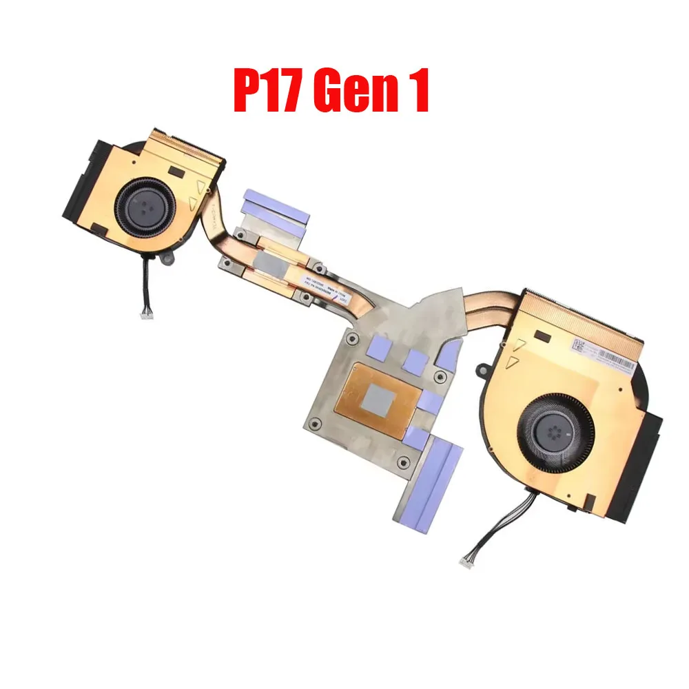 

Laptop CPU FAN&Heatsink For Lenovo For ThinkPad P17 Gen 1 (type 20SN, 20SQ) 5H40X89388 5H40X89386 FAN+Heatsink N19P New