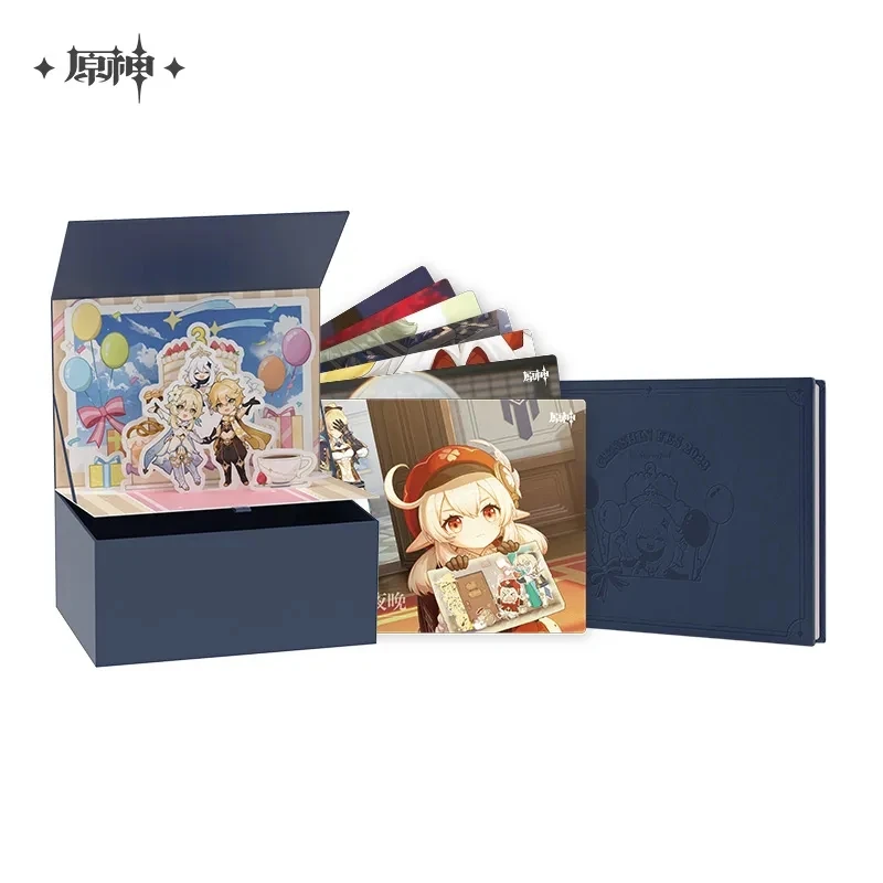 

[Genuine] Pre-sale: Anime Game Genshin Impact Get Together Series Collectible Card Gift Box Birthday Christmas Halloween Gift