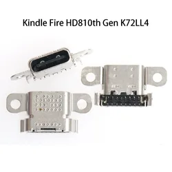 1pc USB Type c Charging Port Socket Connector For Amazon Kindle Fire HD810th Gen K72LL4 Tail Plug TYPEC Charging Interface