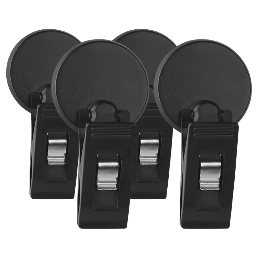 

4Pcs Vehicle Card Holder Strong Adhesion for Parking Permit Id Badge Cards Windshield Dashboard Convenient Storage Clamp