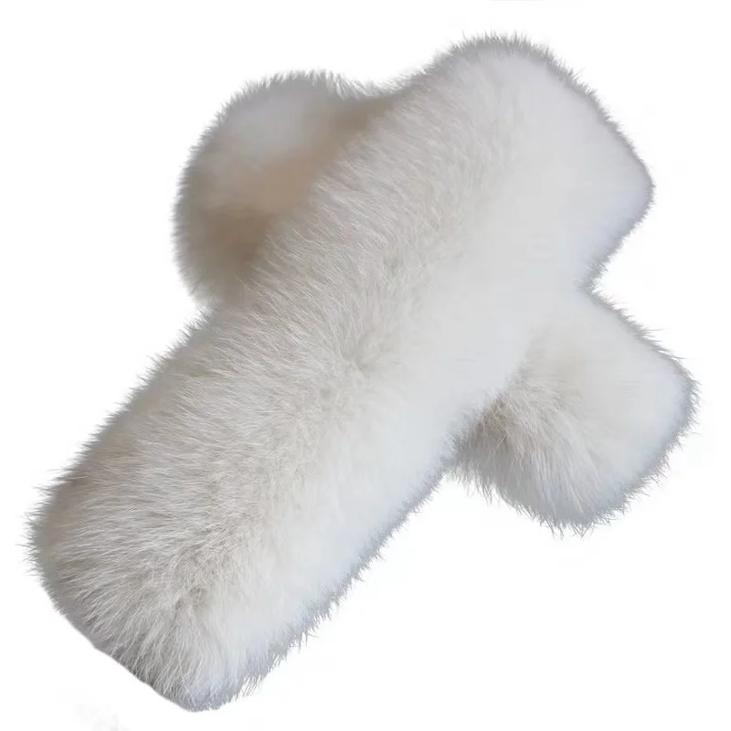 Col en fourrure de renard pour femme, écharpes de luxe pour femme, garnitures de capuche, décor en fourrure, châle pour manteau, châles en fourrure naturelle, écharpe en fourrure, hiver