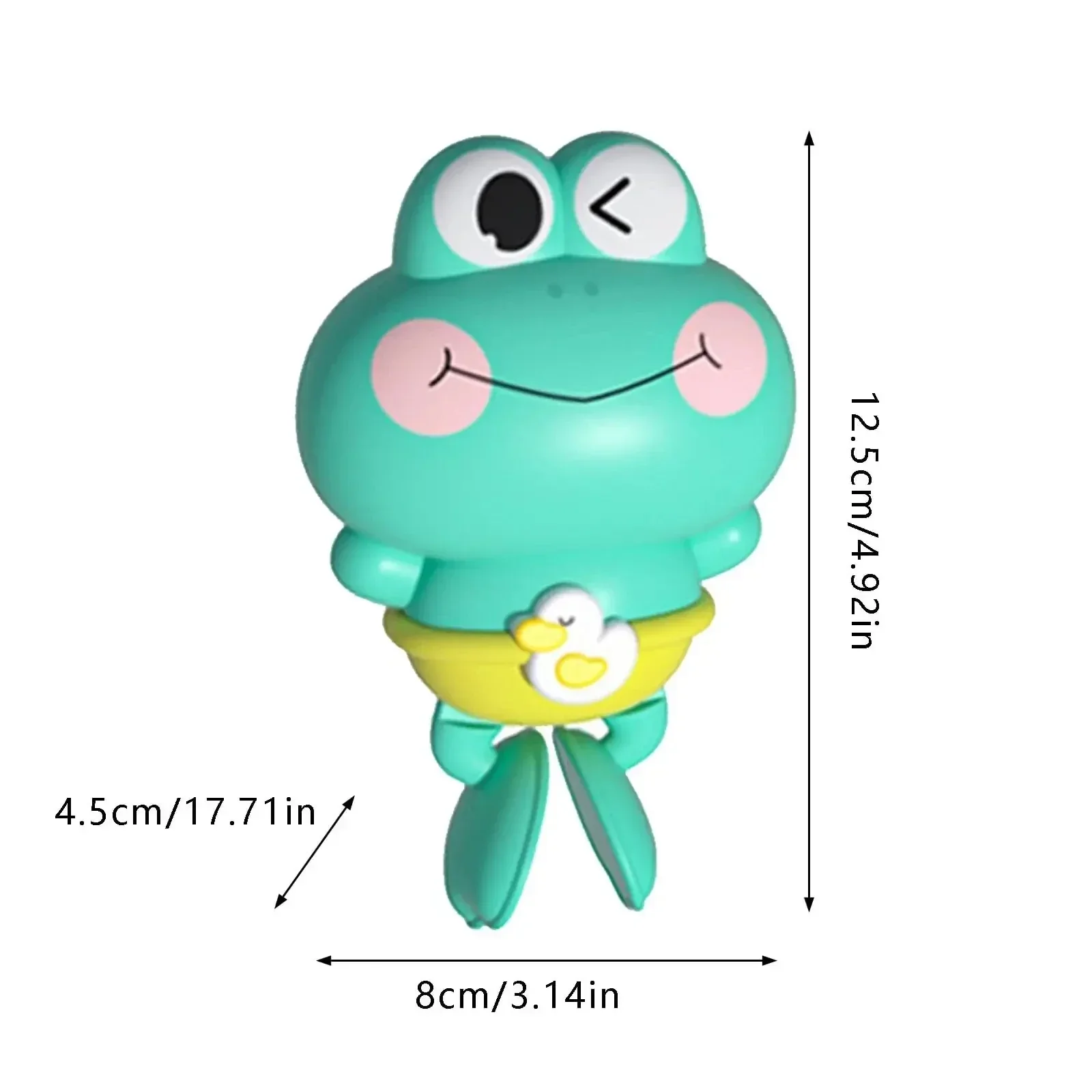 Juguete de baño para bebé, bonito juguete de piscina con mecanismo de relojería de animales, juguetes de baño flotantes de rana para niños, juego de agua para baño, juguetes