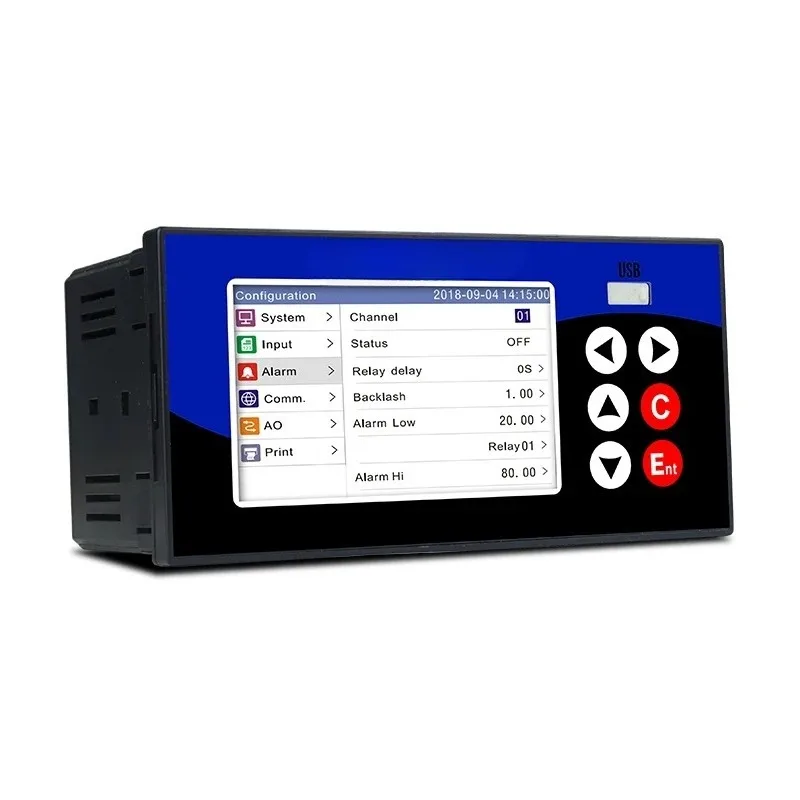 Free Software S-mart RS485 Data Logg-er with 6 Channels for Pre-ssure Voltage Current S-ensor