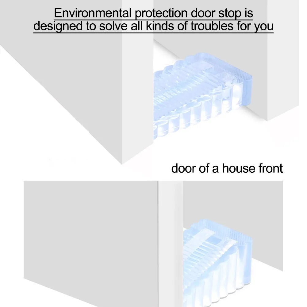 Door Stops Rubber Door Stopper Silicone Anti-collision Safety Door Stoppers Door Joints For Household Hardware Tools 2026 NEW