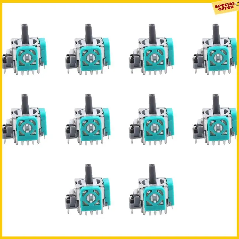 

A25P 10PCS 3D Analog Joystick Sensor Module Potentiometer For PS5 Game Controller Replacement Repair Parts