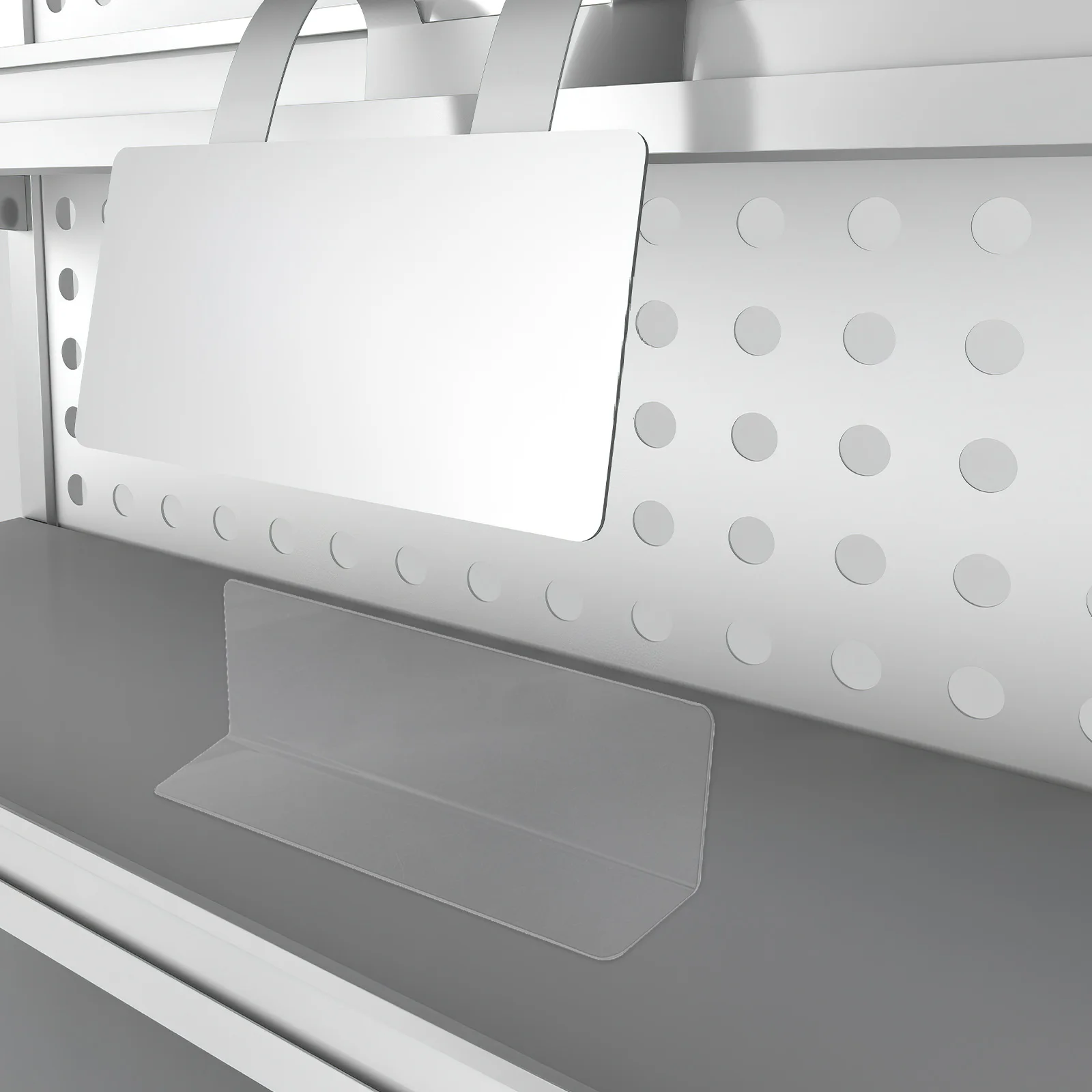 

20Pcs 20Cm Plastic Shelf Dividers Transparent L Shape Sign Holder for Drinks Bread Biscuits Organizer Plastic Shelf Dividers