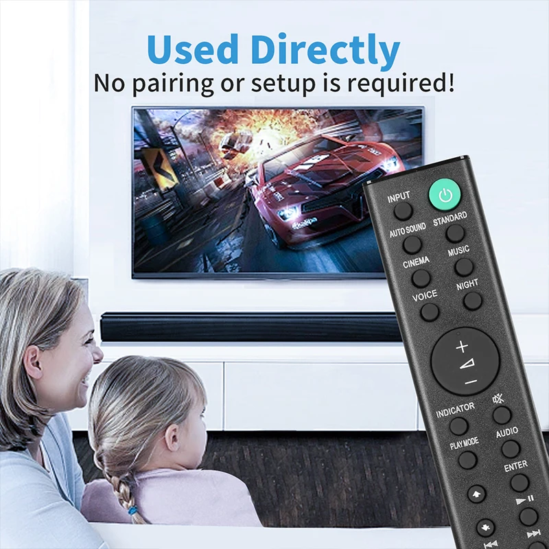 RMT-AH411U pilot do Sony Soundbar 149336011 HT-S100F HT-SF150 HT-SF200 HTS100F HTSF150 HTSF200 — zdjęcie produktu 4