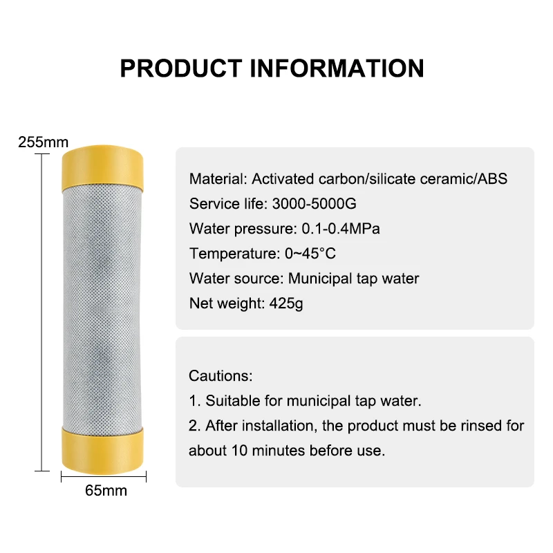 Elementos filtrantes ATS e são adequados para aplicações de filtragem de alimentos, cosméticos e água potável.