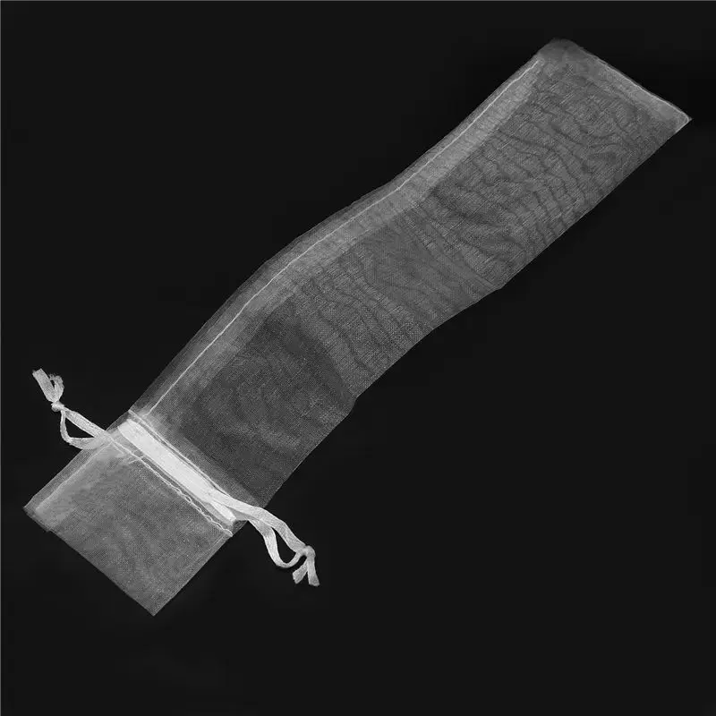 ABFK 1000 Pack Folding Hand Fan Pouch Drawstring Organza Bags Folding Fan Pocket Bag For Outdoor Wedding Party Favor Bags