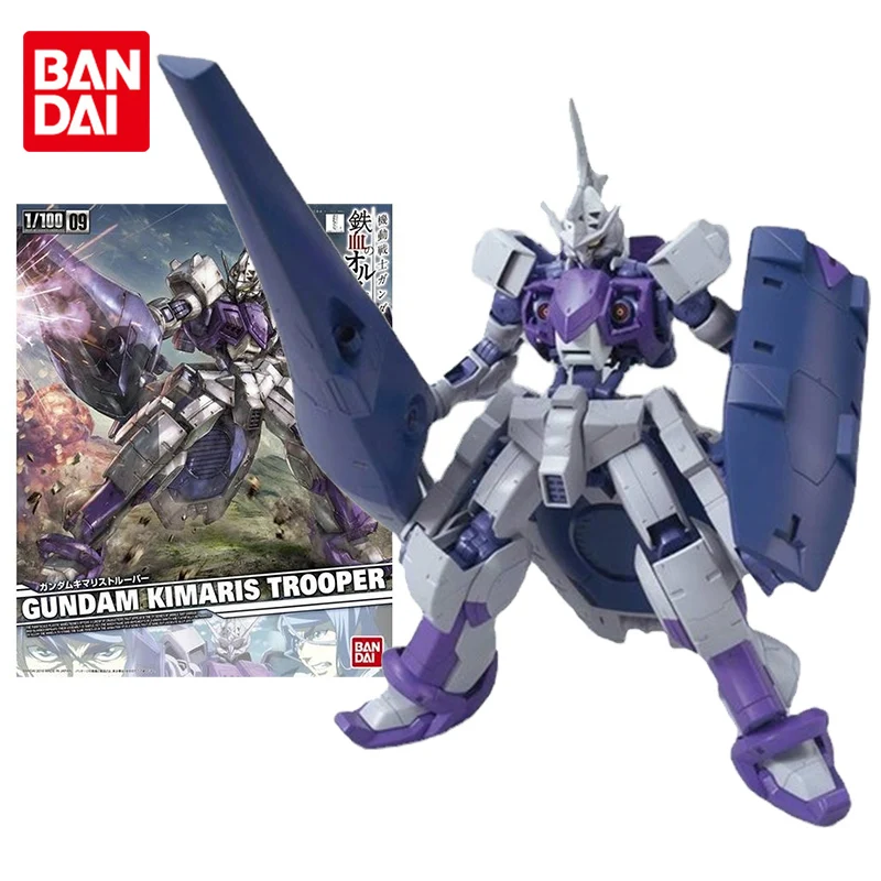 

Bandai Genuine Gundam Model Kit Anime Figure TV 09 1/100 ASW-G-66 Kimaris Trooper Gunpla Anime Action Figure Toys for Children