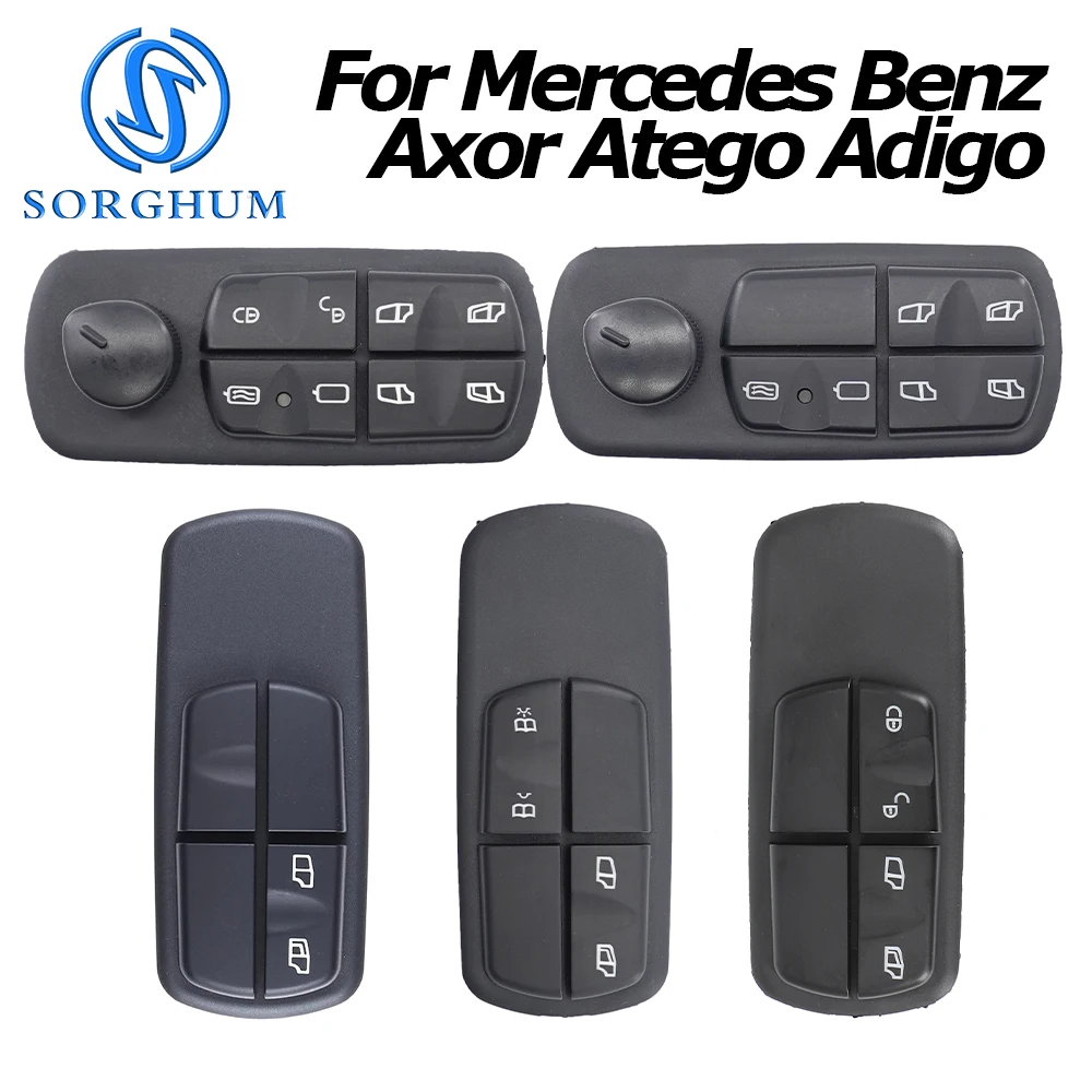 For Mercedes Benz Truck Axor Atego Adigo Window Control Switch A0045455913 A0025455113 A0035450113 A0025452013 A0055451513