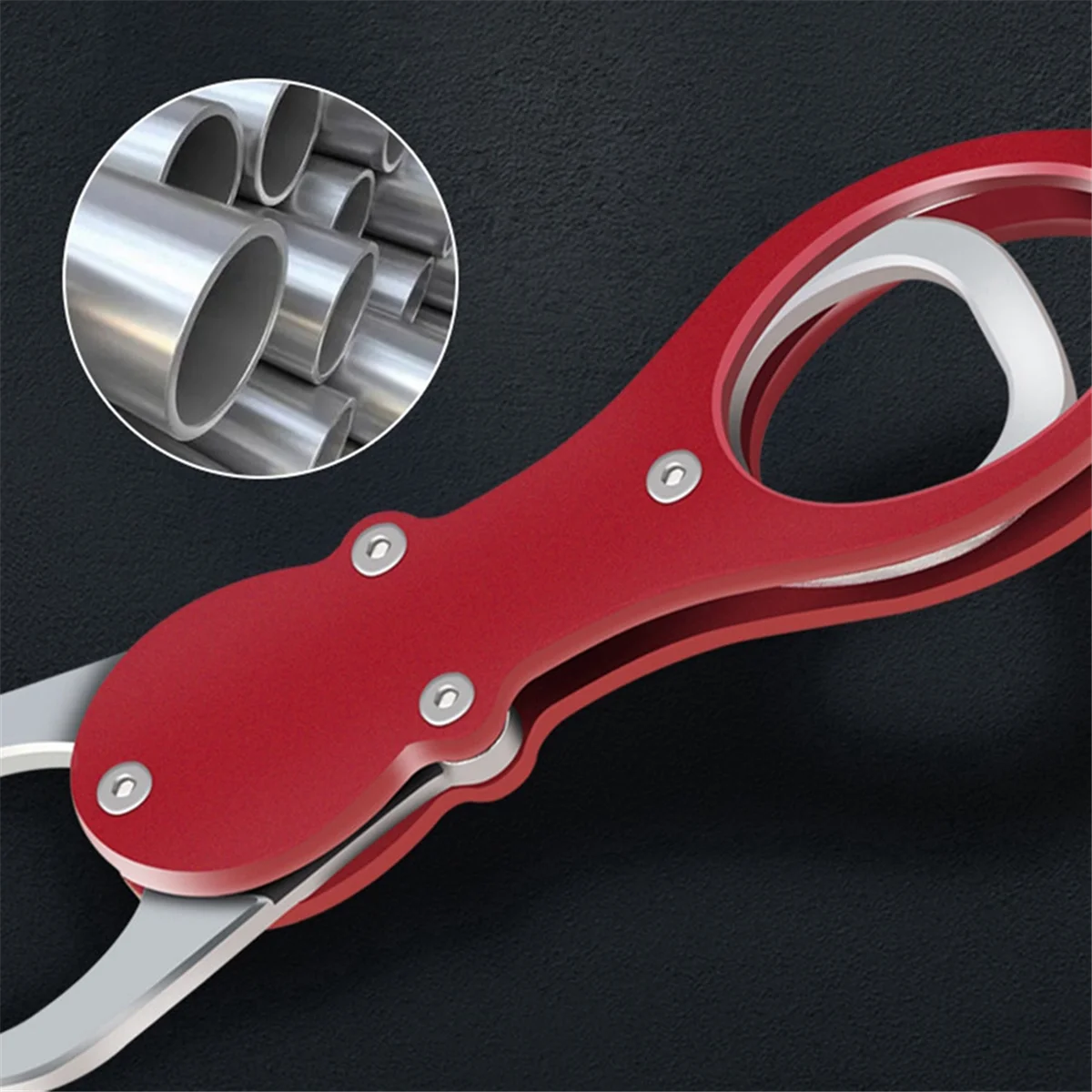 

TYMQ Portable Device Fish Control Device Fish Catching Pliers Hook Fish Control Device Set Red + Multifunctional Pliers