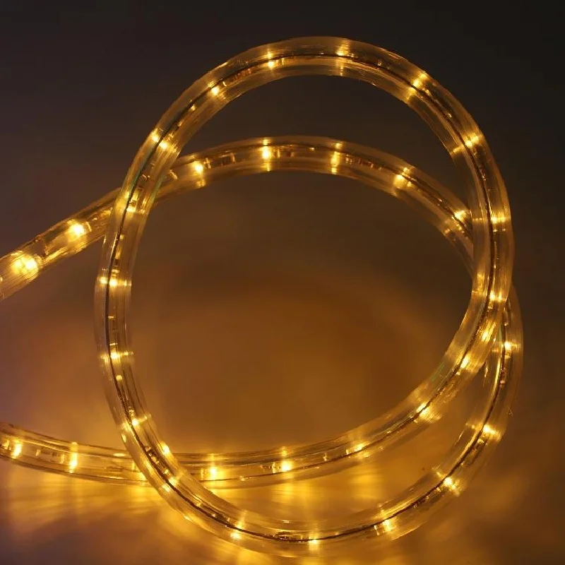 Outdoor Solar Tube Rope Led Light 300Led Garden Christmas Decoration Xmas Wedding Garland Waterproof String Light Fairy Strip