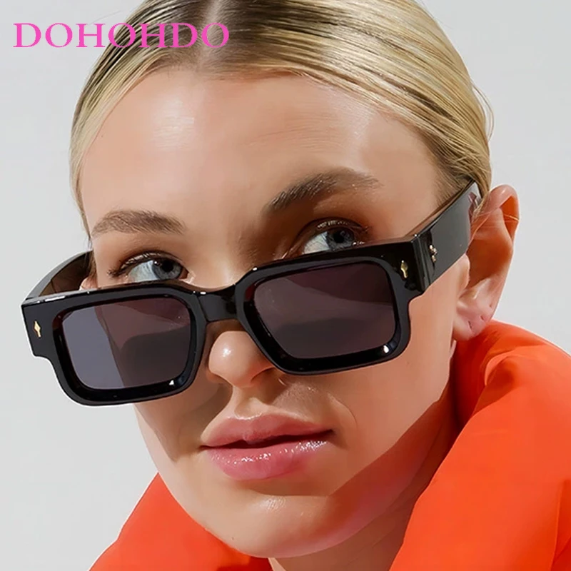 

Fashion Rice Nail Square Frame Travel Women Sunglasses Classic Men Sun Glasses Design Brand Driving Hiking Luxury Goggles UV400