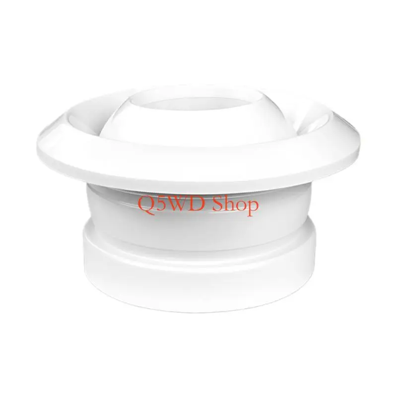Q5WD Wall Outlet Air Diffuser ABS Ball Outlet Simple Installs for Round Duct Joining