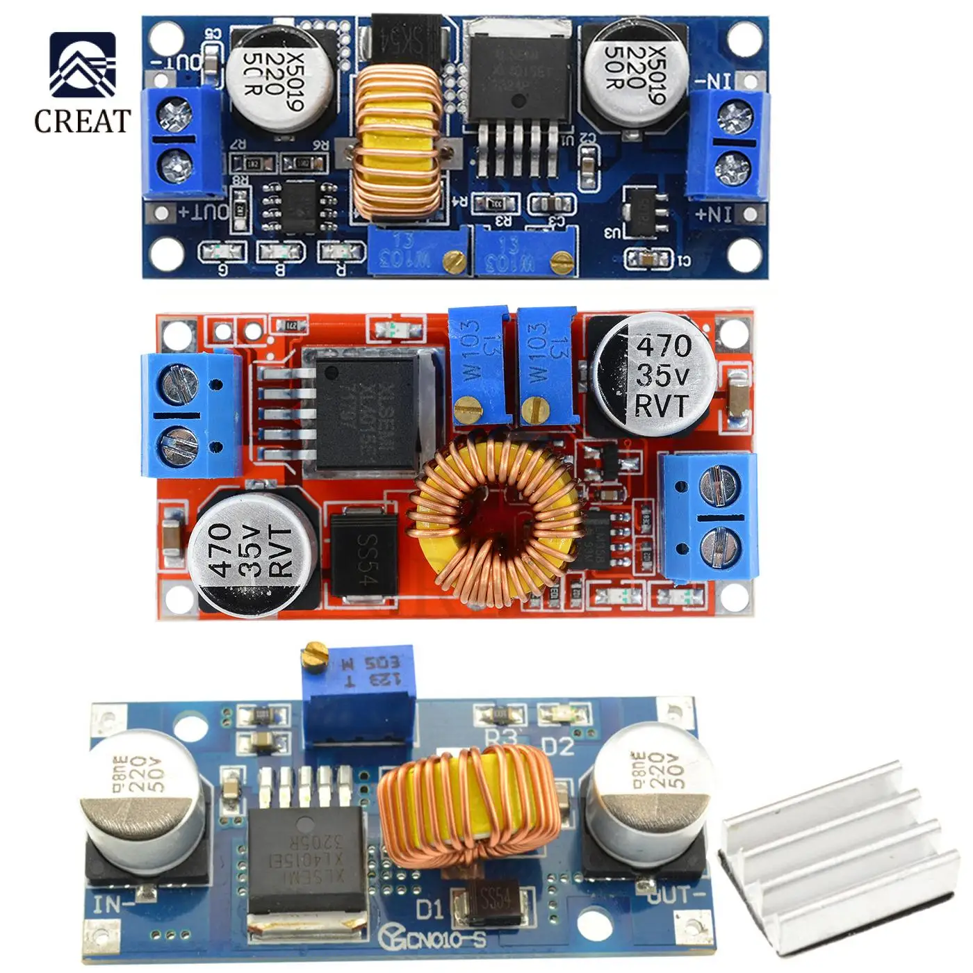 XL4015 5A DC to DC CC CV Lithium Battery Step down Charging Board Led Power Converter Lithium Charger Step Down Module XL4015 E1