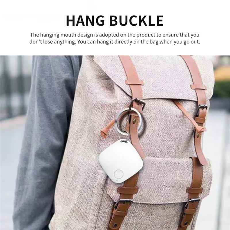 

M20K Mini Bluetooth 5.0 Tracker Antilost Device Round Pet Kids Bag Wallet Tracking Smart Finder Locator