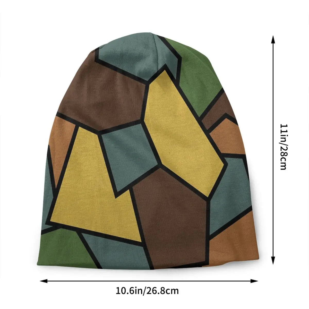 WW1 German Camouflage Skullies Beanies Caps Streetwear Winter Warm Men Women Knitting Hat Unisex Adult Camo Bonnet Hats