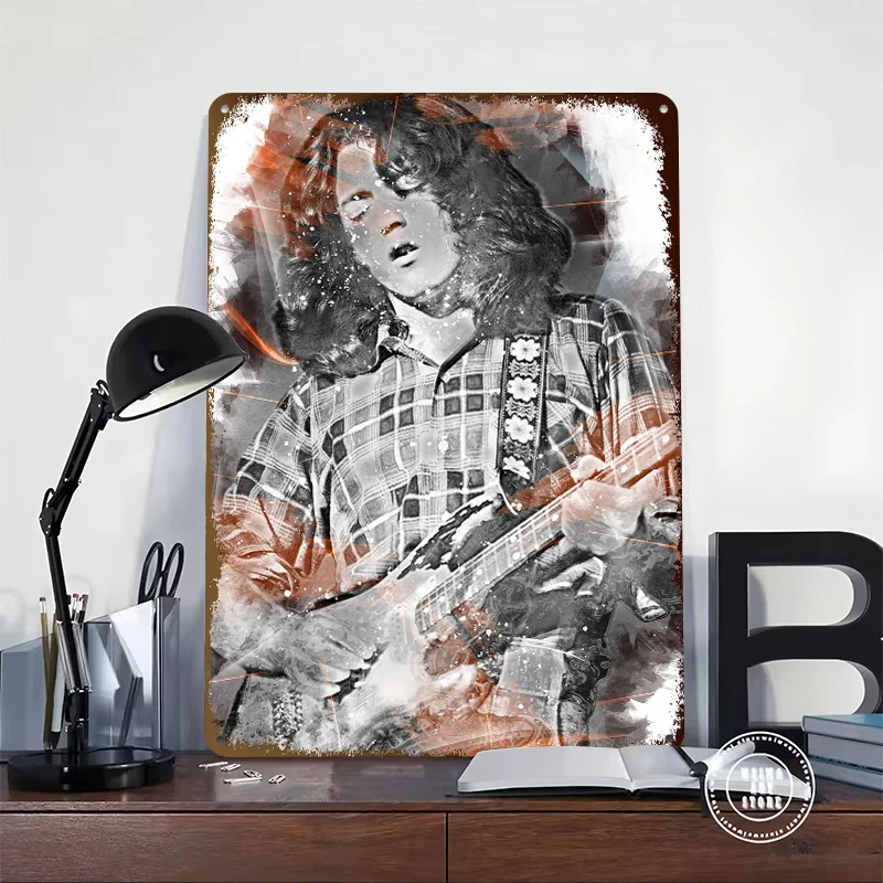 Rory Gallagher Metal Poster Perfect Gift for Fans Lovers Personalized Wall Art Metal Sign for Luxury Decoration Home Decor Items