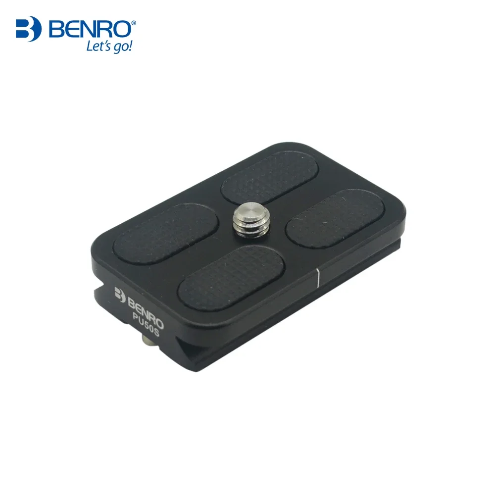 Benro PU50S PU50 PU60 PU70 QUICK RELEASE แผ่นอลูมิเนียม PU Series Universal กล้อง QR สําหรับขาตั้งกล้อง Ballhead