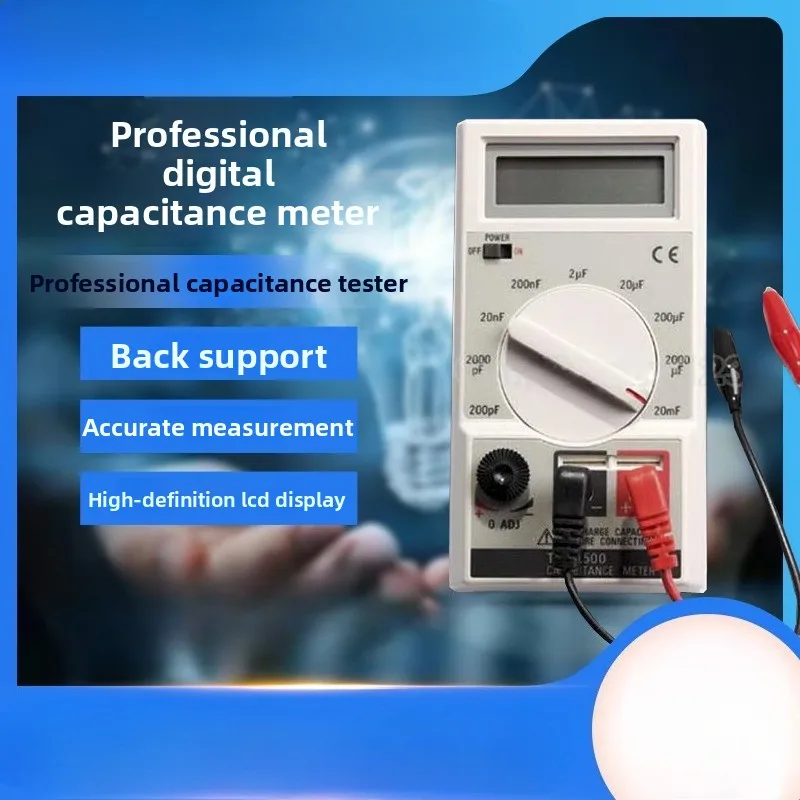 TES1500 اختبار السعة عالية الدقة السعة متر كاشف خاص السعة الرقمية متر