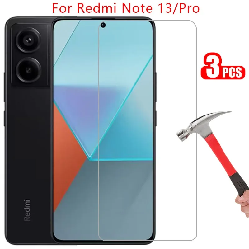 

tempered glass for xiaomi redmi note 13 pro phone case note13 not 13pro 4g 5g back cover xiomi xaomi remi redme red mi procase