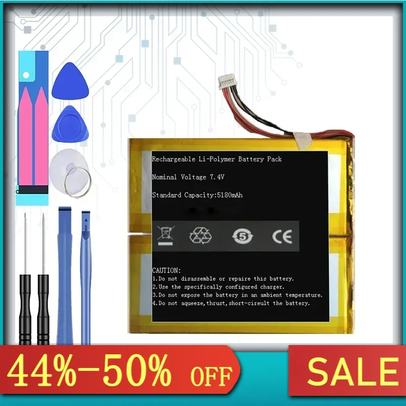 5180mAh Replacement Battery For Chuwi Hi10 X Tablet PC Accumulator 7-Wire Plug Batteria + Tools