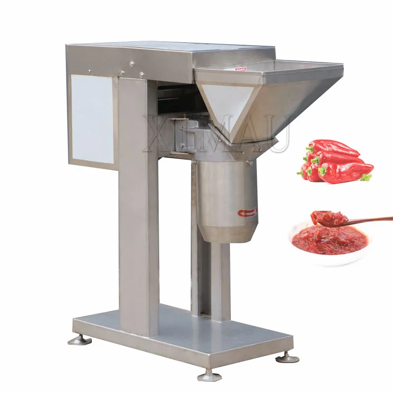 

Commercial Garlic Grinder Paste Red Chili Grinding Machine Ginger Pepper Onion Chopper Machine For Sale