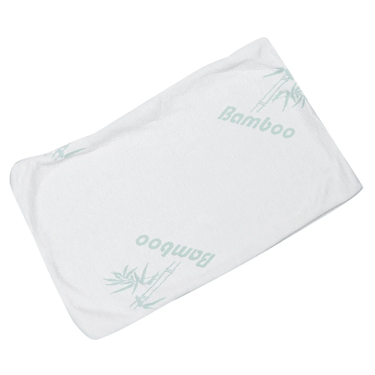 

Single Bamboo Pillow Cover Orthopedic Memory Neck Sleeping Cervical Sleep Pillow Case Support 60x40cm