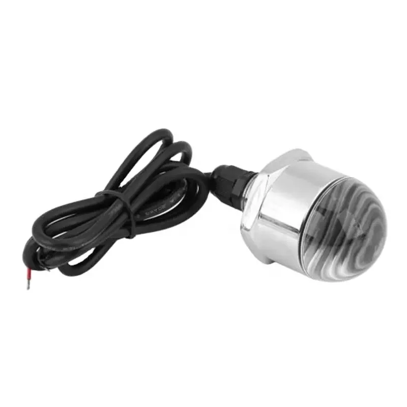

Hot Sale Factory Yacht Boat 12V 304 Stainless Steel Round Blue LED Underwater Light Lamp & Drain Plug Boat Accessories