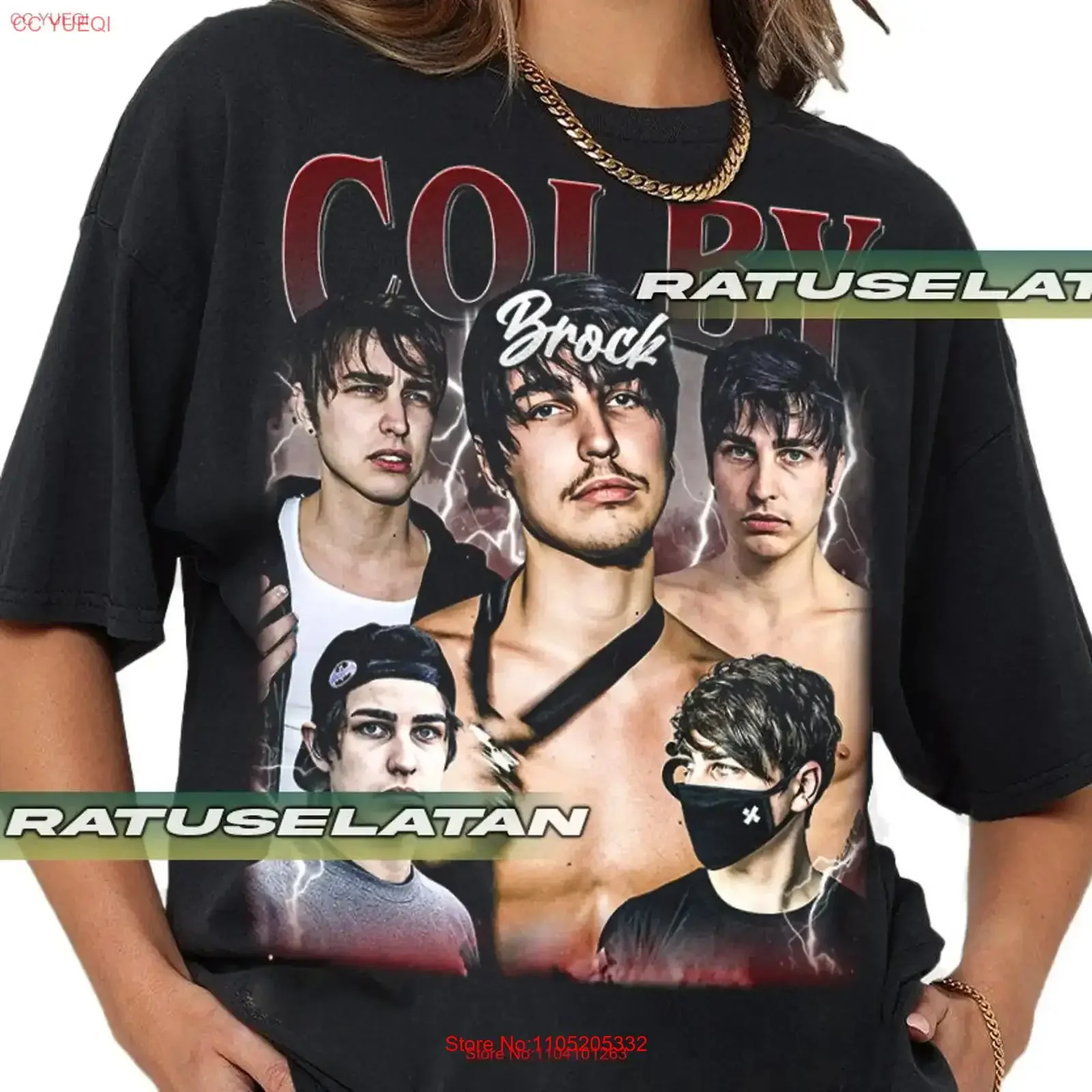 Limited Colby Brock Vintage T Shirt For Woman and Man vintage Washed Comfortable Breathable Casual Top For Everyday Wear
