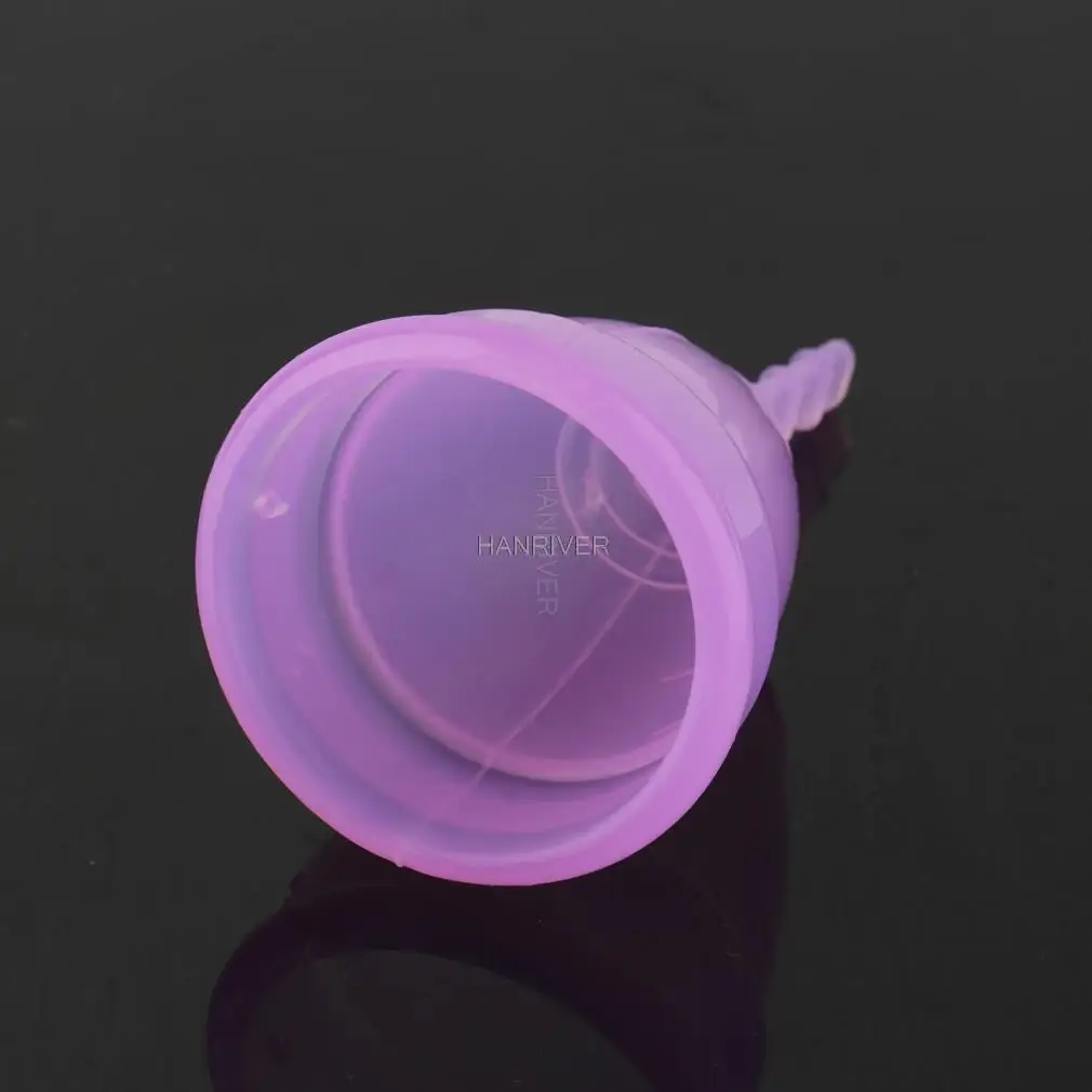 Medical Grade Silicone Menstrual Cup Reusable Soft Cup Big/Small 3 Colors Women Feminine Hygiene Product Health Care hot