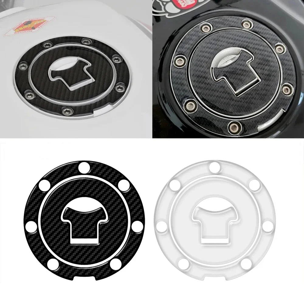 

Motorcycle Fuel Cap Protection Sticker Fuel Tank Cap Carbon Fiber Decoration For Honda CB750 CBR600RR 900RR 1000RR Motor Sticker