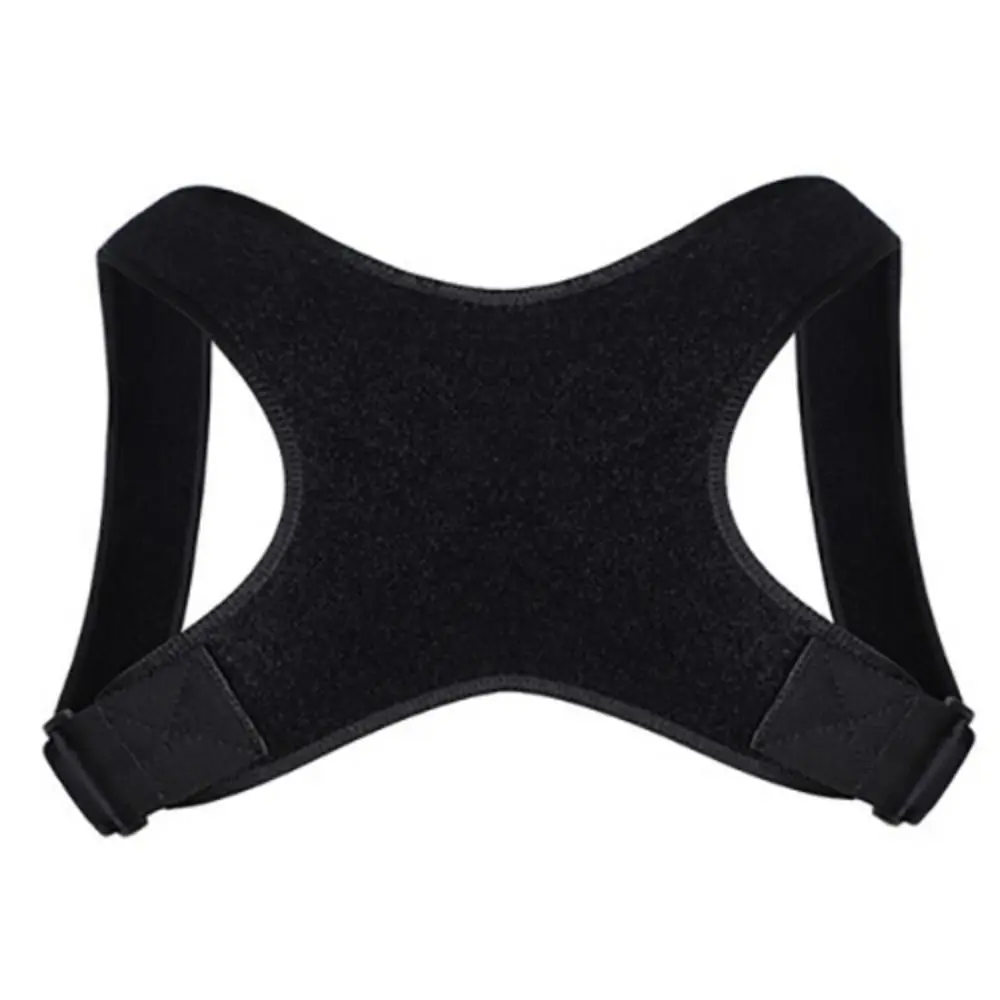 

New Black Body Brace Belt Adjustable Soft Posture Corrector Bad Back Correction Unisex