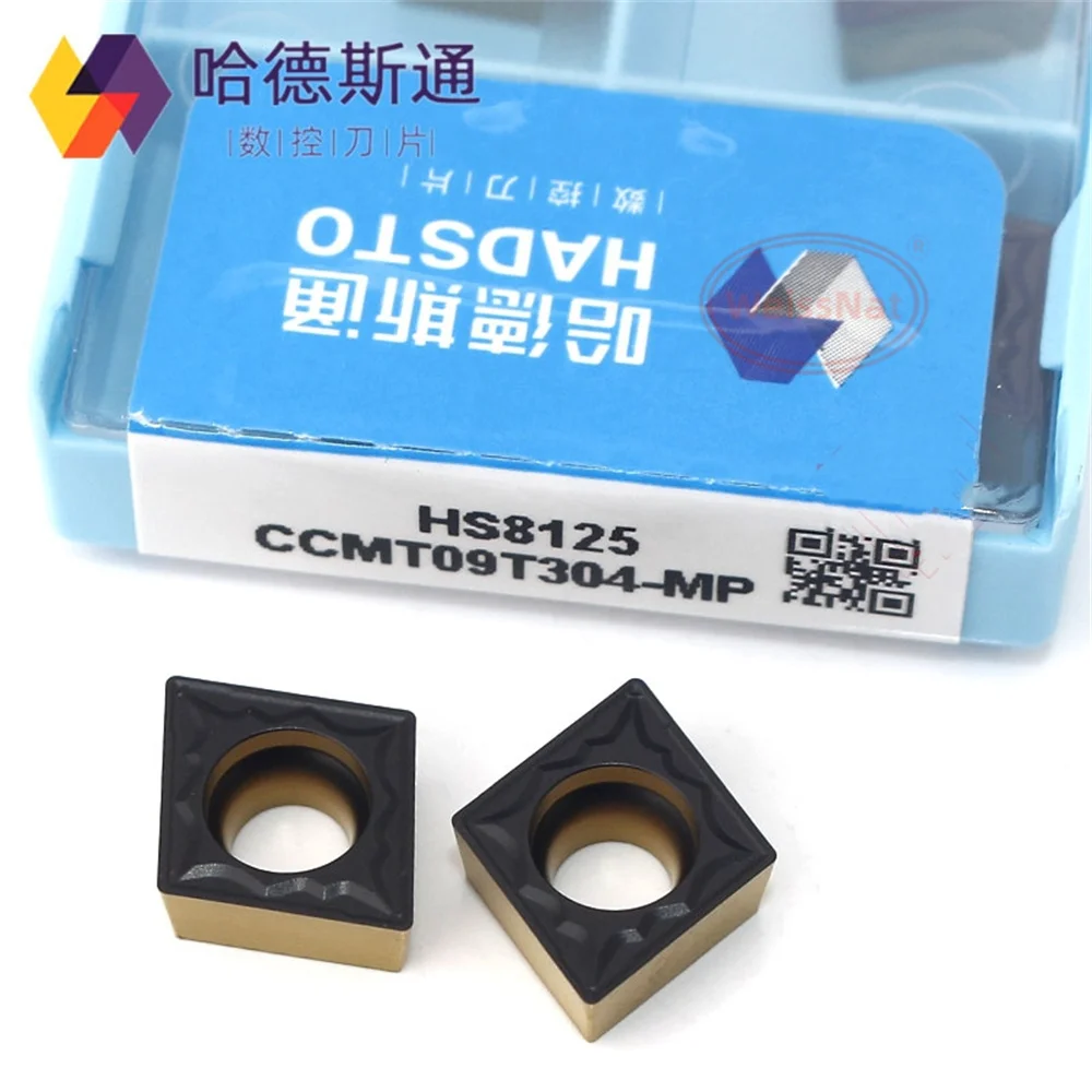 HADESTO CCMT060204 CCMT060208 CCMT09T304 CCMT09T308 CCMT120408-MP TM TF HS7125 HS8125 HS7225 คาร์ไบด์แทรก CCMT แทรก