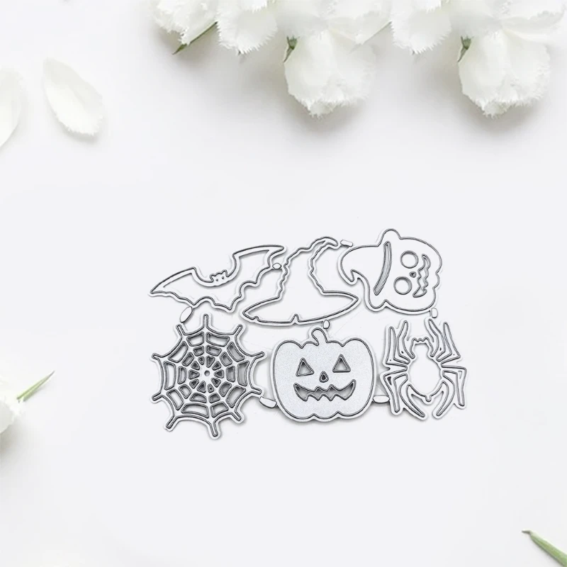 Halloween Metal Cutting Dies Stencil DIY Scrapbooking Album Paper Card Template Mold Embossing Decoration